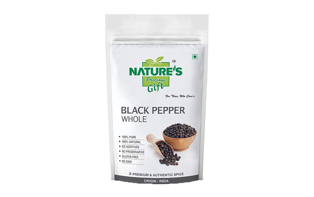 Nature's Gift Black Pepper Whole    Pack  250 grams